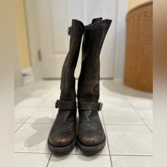 Frye Veronica Slouch Boots - Size 5.5 - Picture 4 of 10